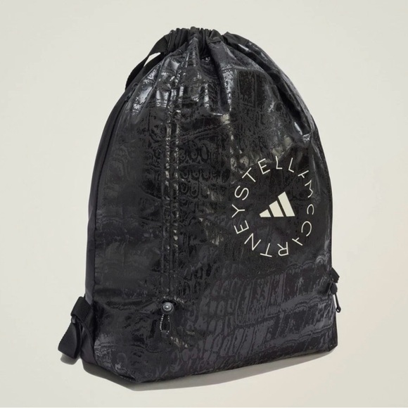Adidas Black Shiny Backpack - Picture 4 of 5
